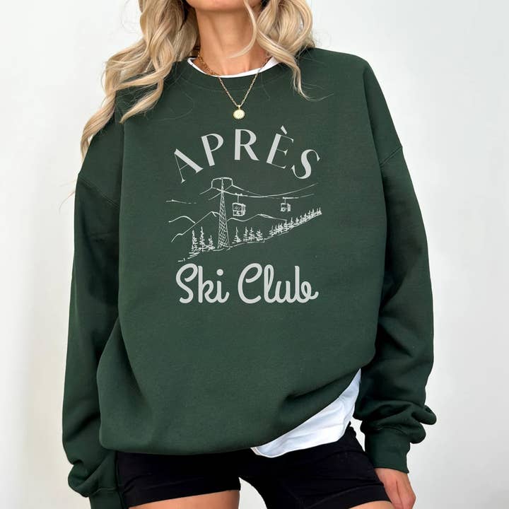 Aprés Ski Club Crewneck Sweatshirt