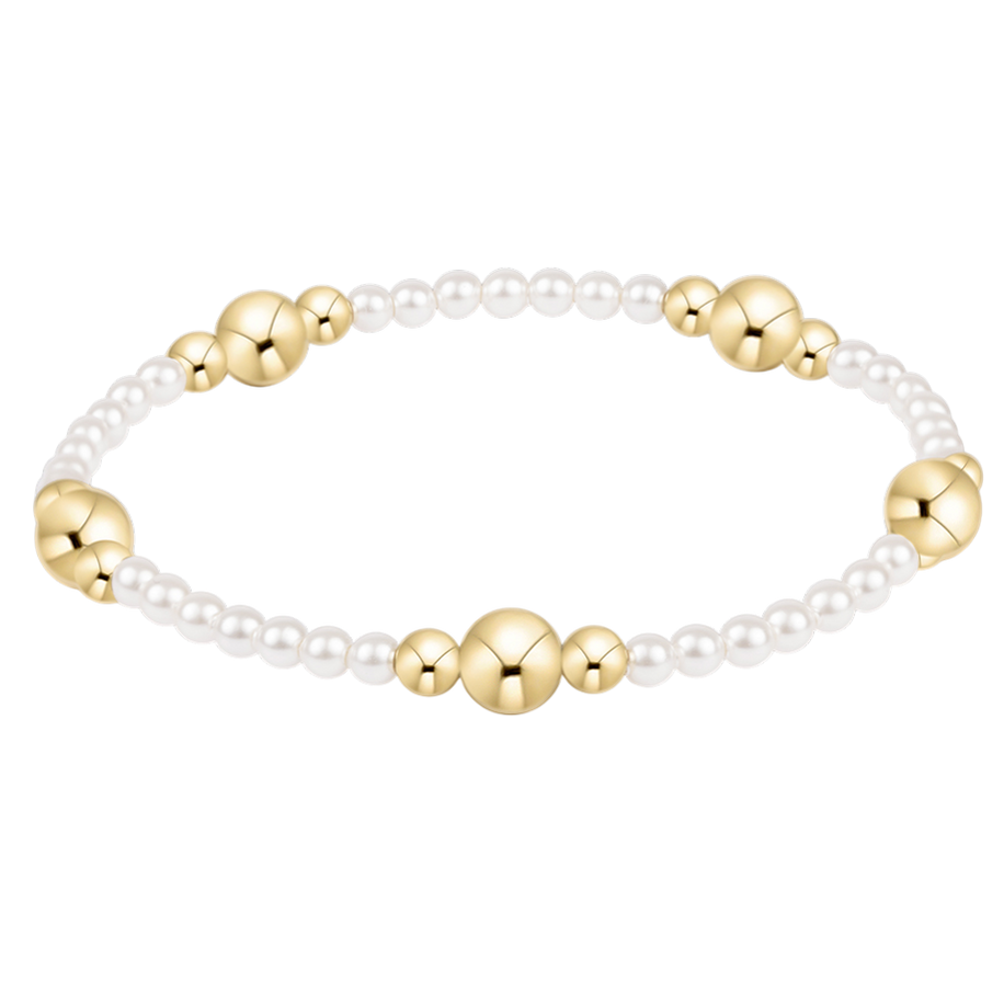purpose gold 6mm pearl bracelet