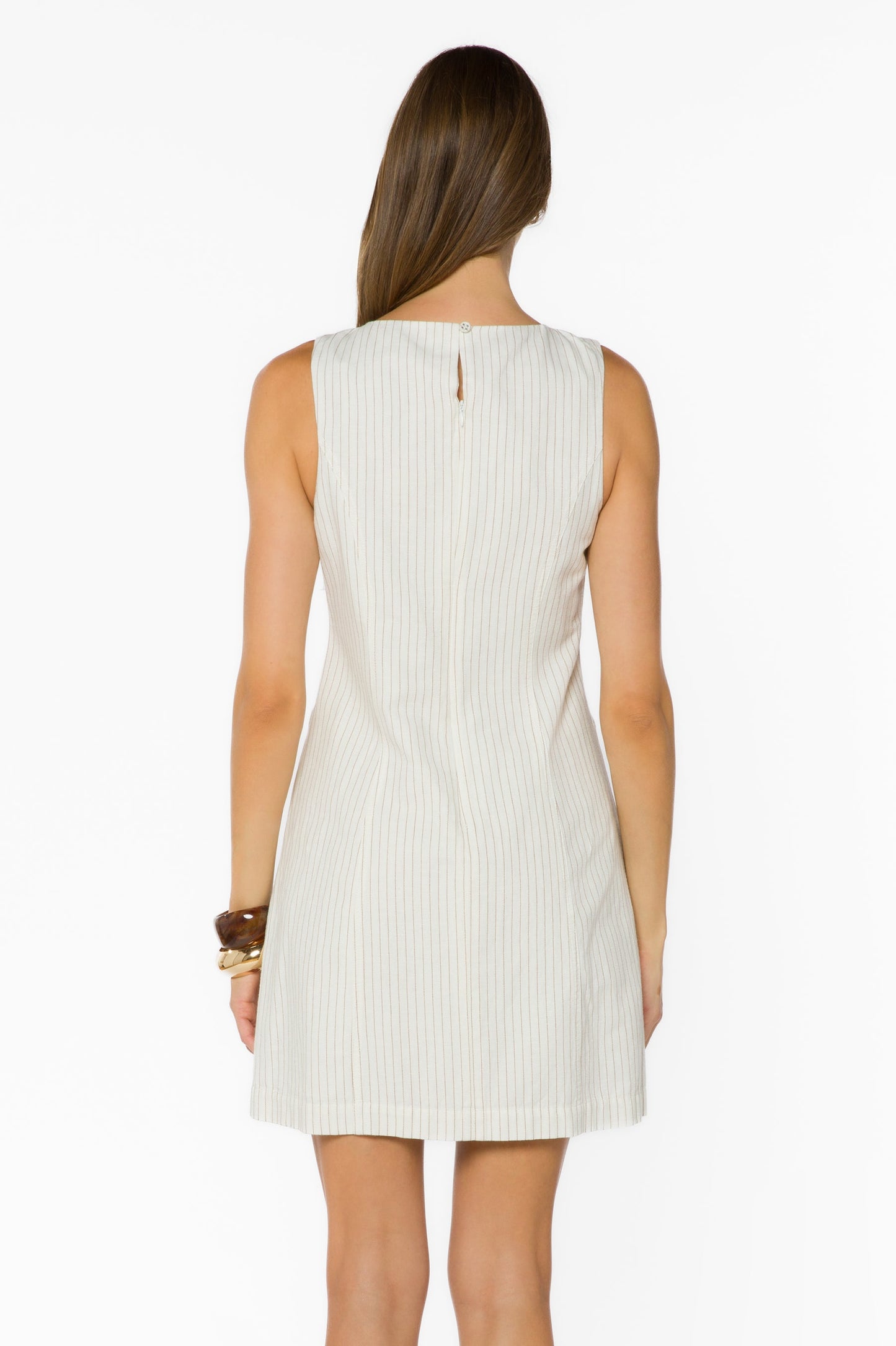 Matilda Striped Front Pocket Dress