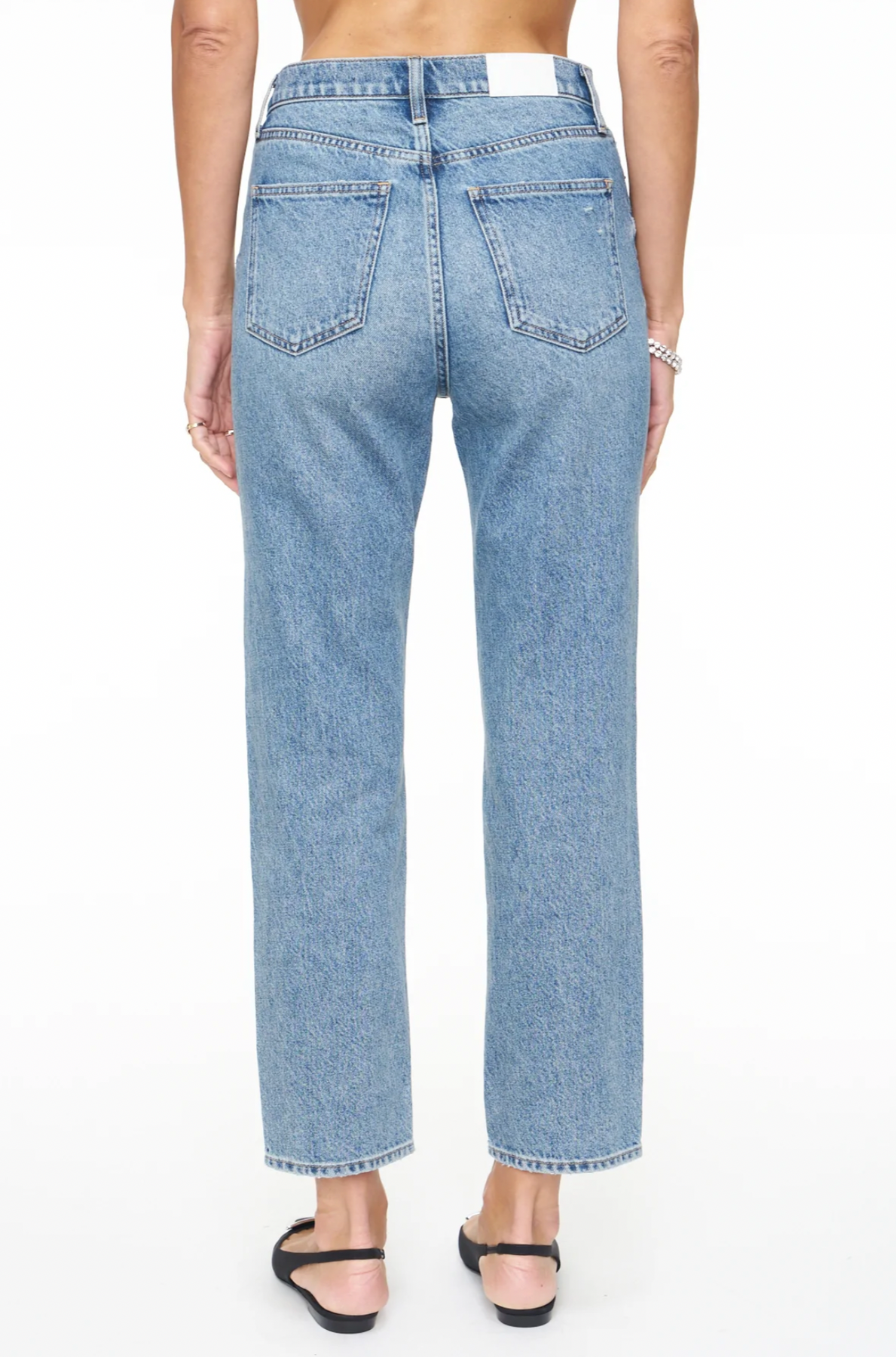Pistola Jeans | Charlie High Rise Classic Straight Ankle - Bronx