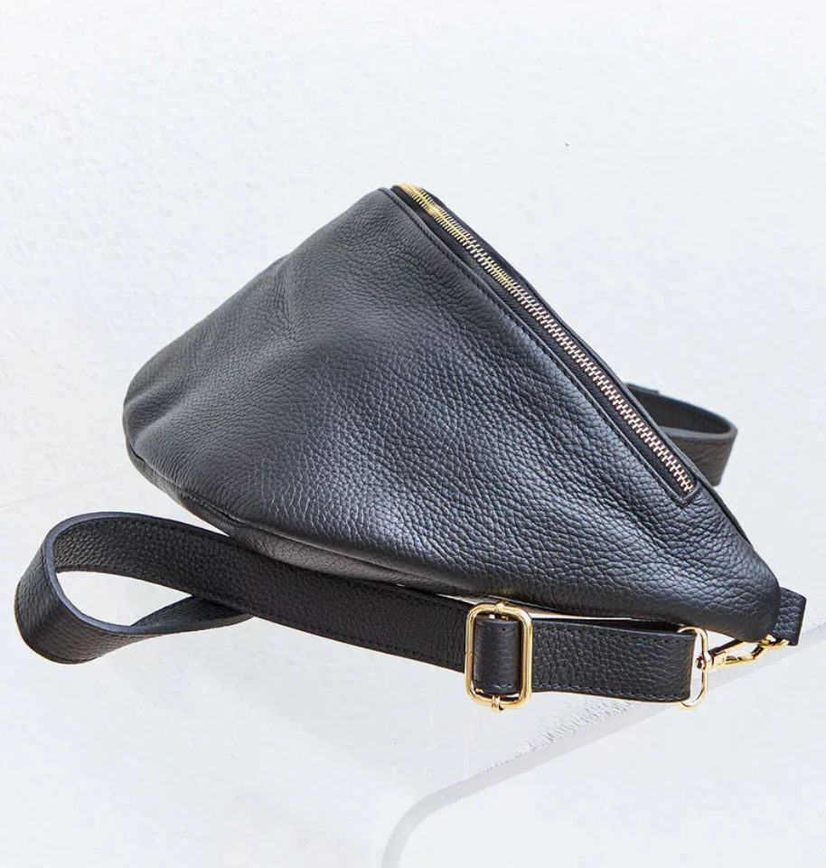 Lilla Handmade Italian Leather Sling Bag