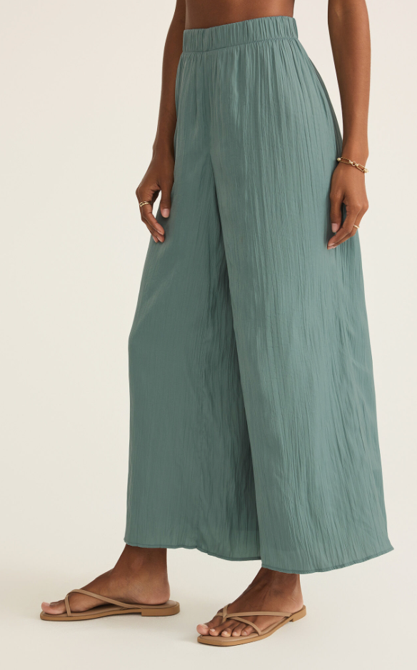 Sunset Satin Pant Sea Pine