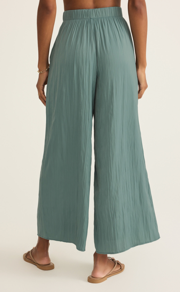 Sunset Satin Pant Sea Pine