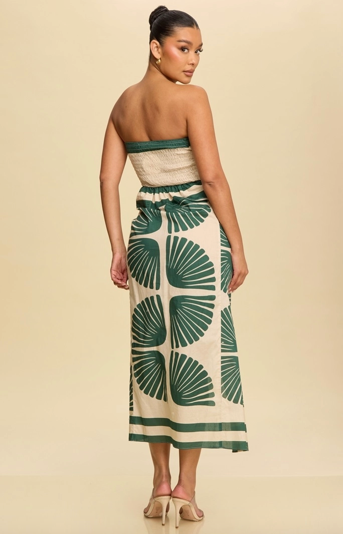 Pacifica Green Midi Dress