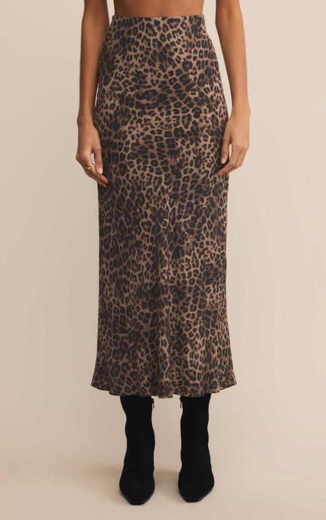 Izabel Leopard Skirt
