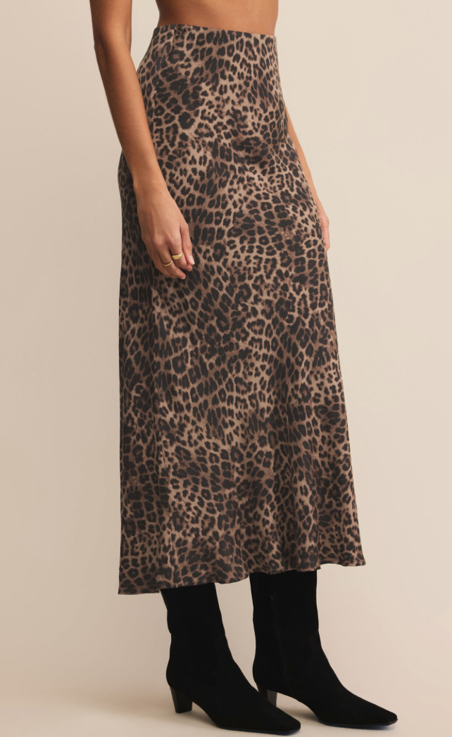 Izabel Leopard Skirt