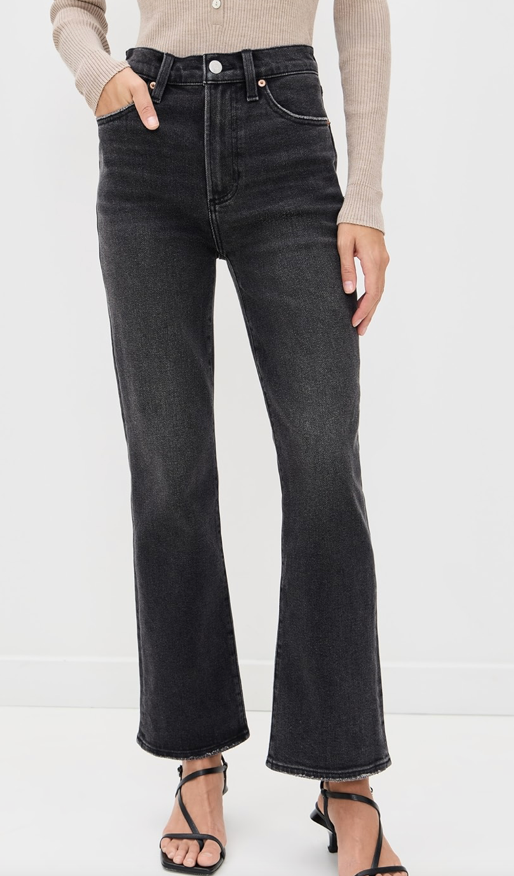 Ally High Rise Ankle Boot Jean - Lodge