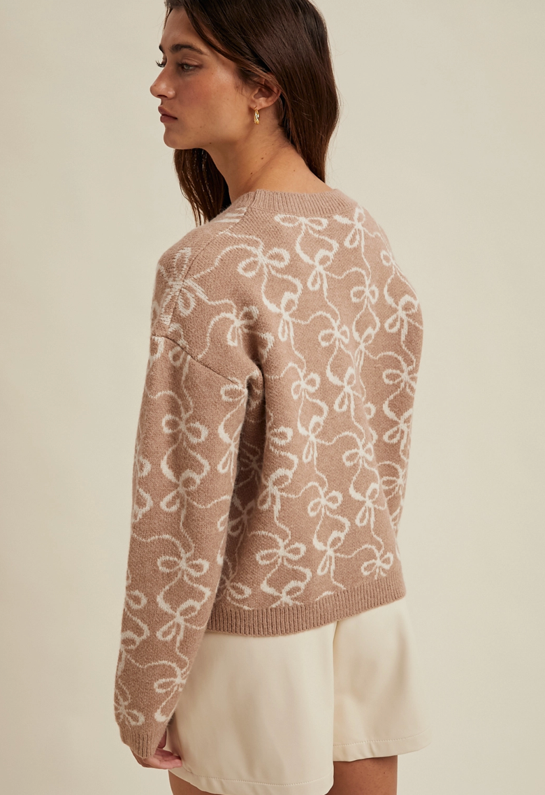 Noelle Bow Sweater