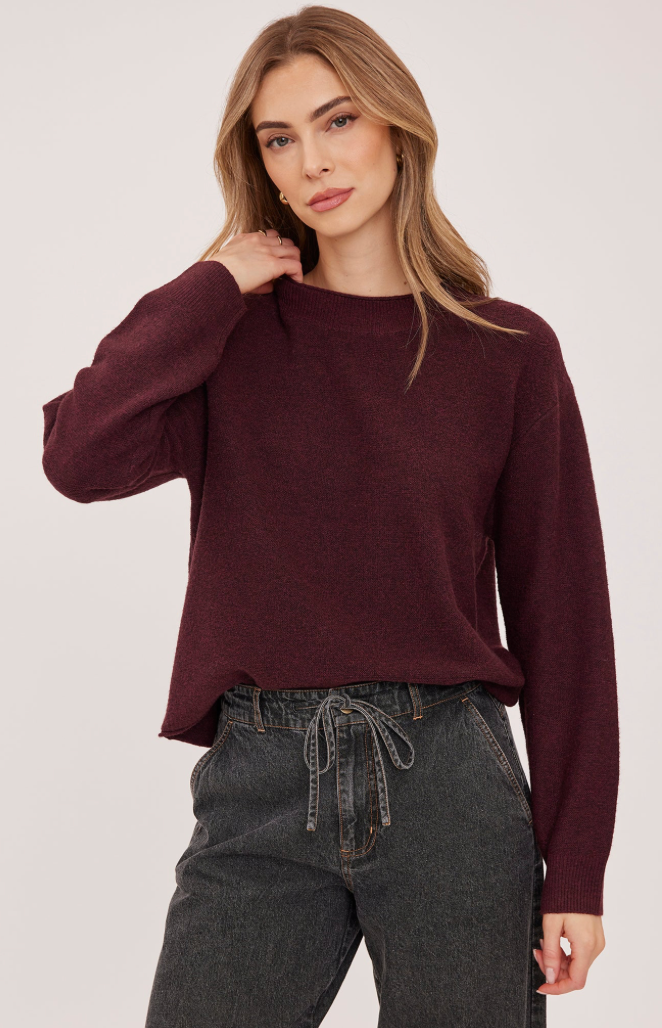 Wanda Roll Neck Sweater Fig
