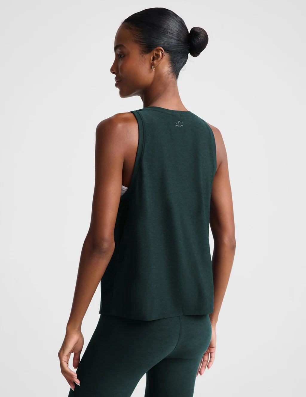 Featherweight Spacedye Rebalance Tank - Dark Ivy Heather