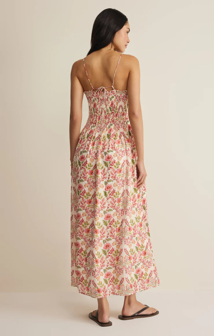 Cornelia Ami Floral Midi Dress