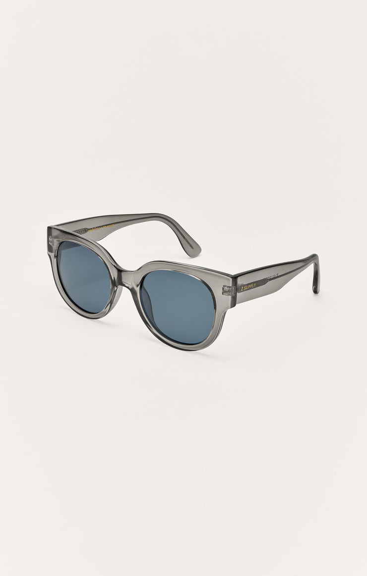 Lunch Date Polarized Sunglasses - Crystal Indigo