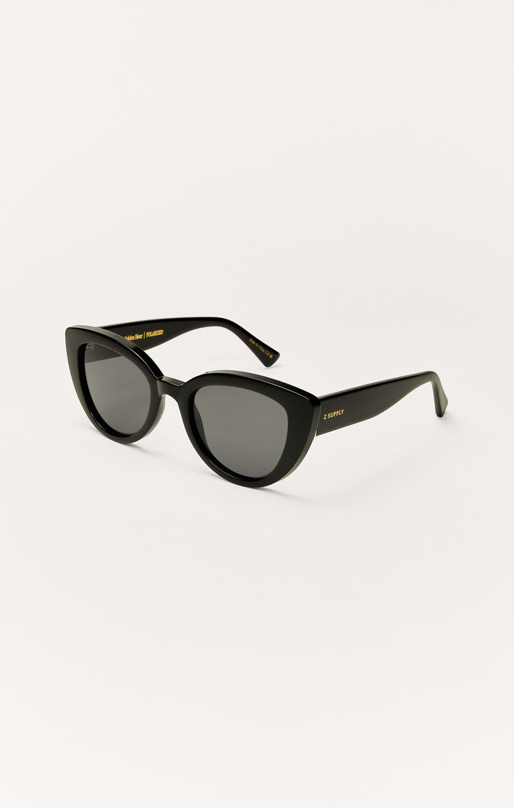Golden Hour Polarized Sunglasses - Polished Black