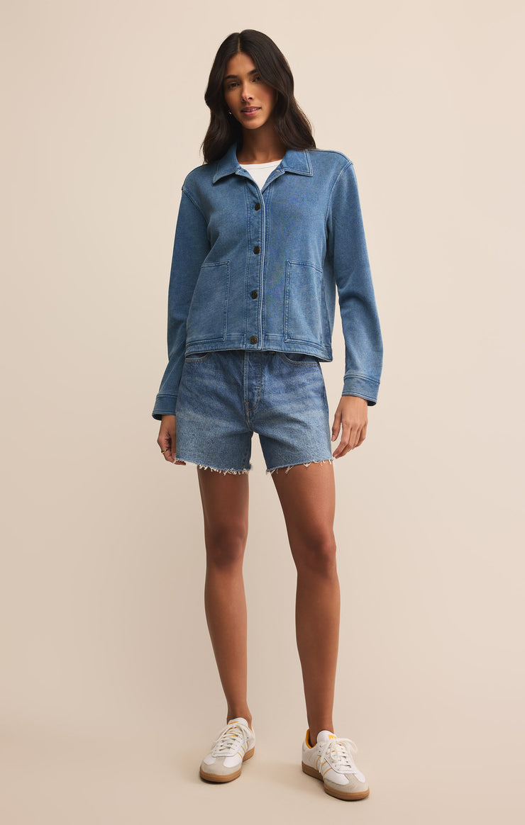 Bel Air Knit Denim Jacket
