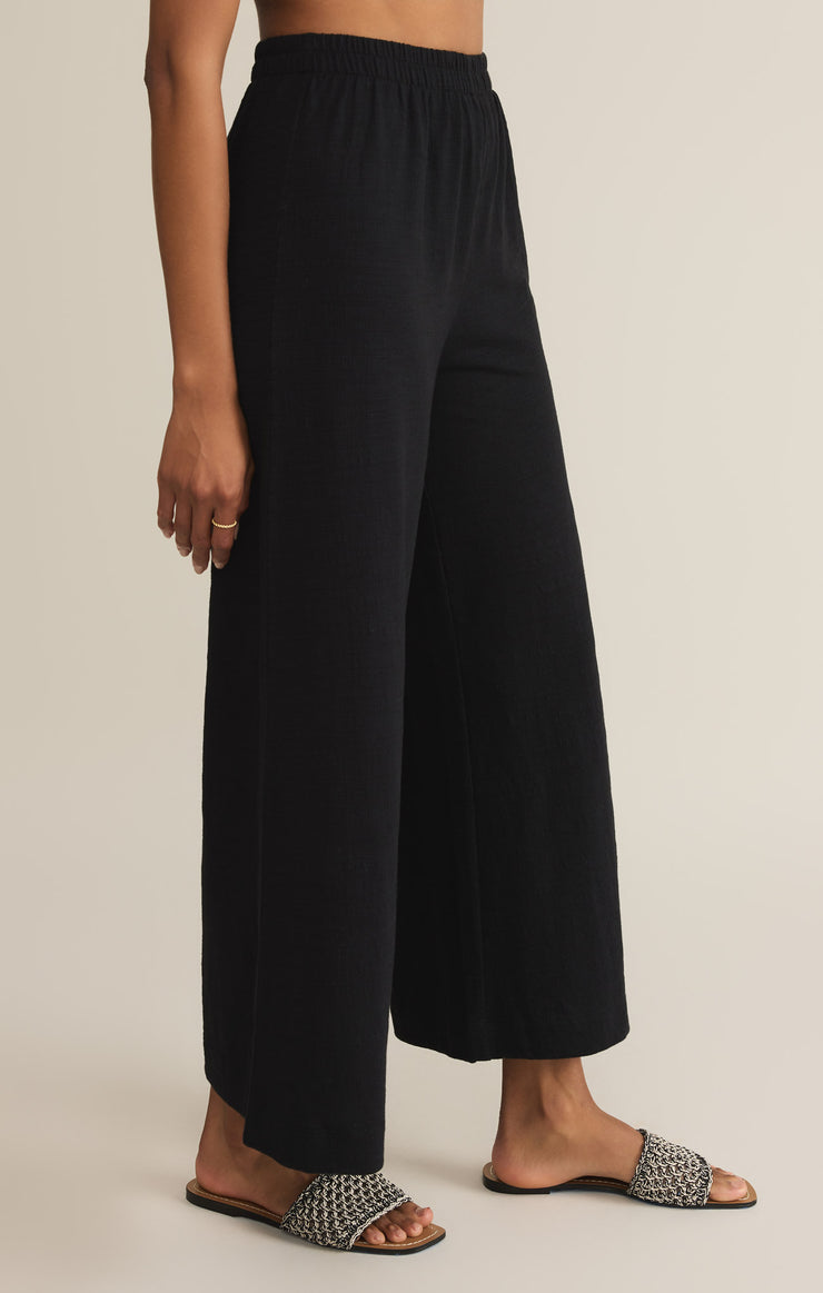 Scout Textured Slub Pant - Black