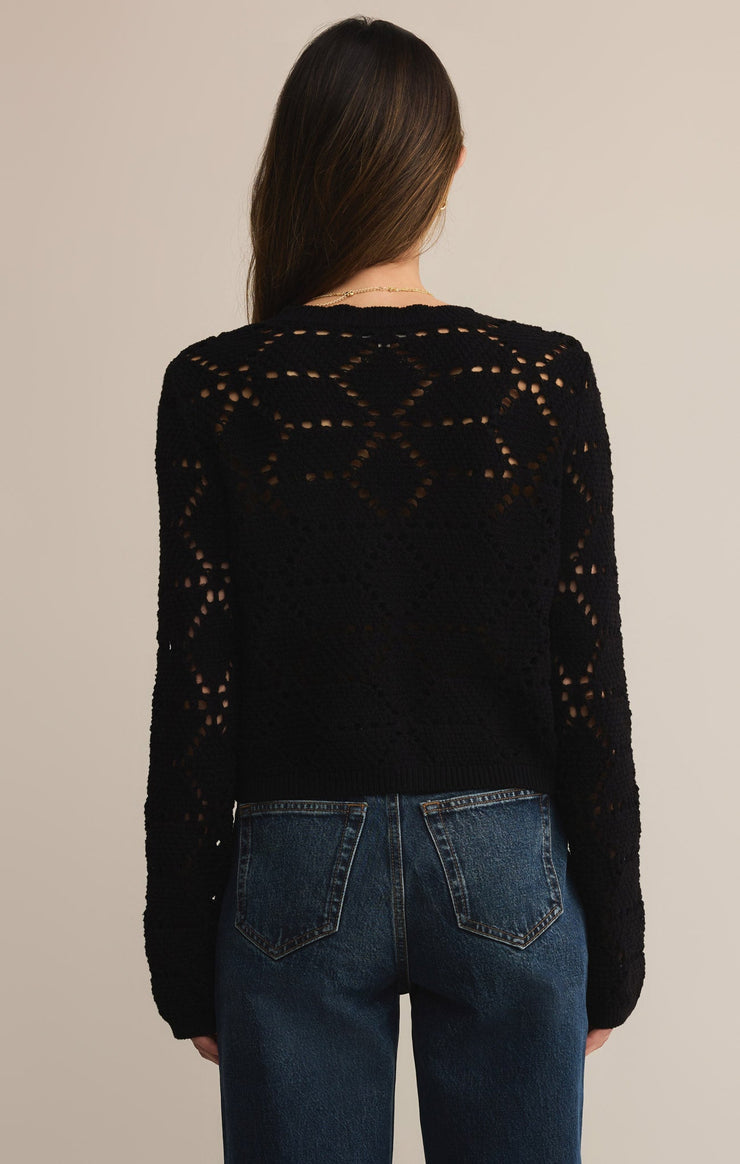 Rosalyn Diamond Sweater Cardigan