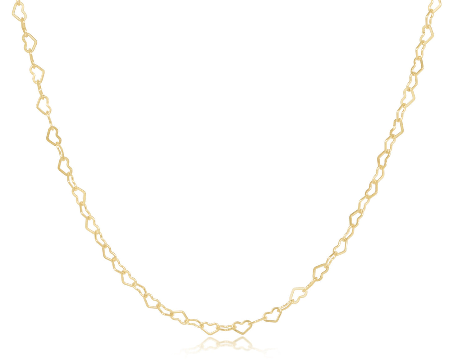 choker love chain - gold 15"