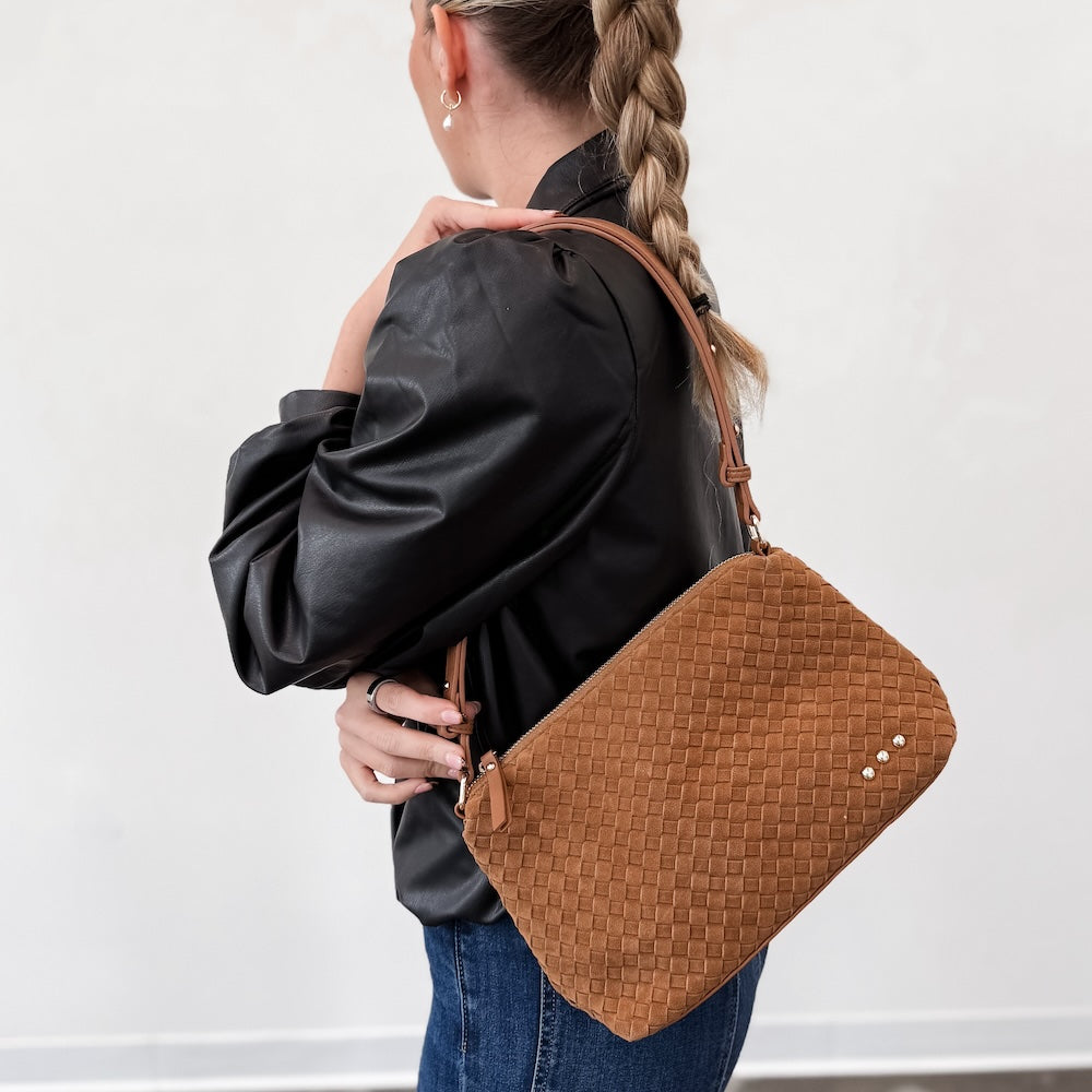 Suede Harper Hobo Bag