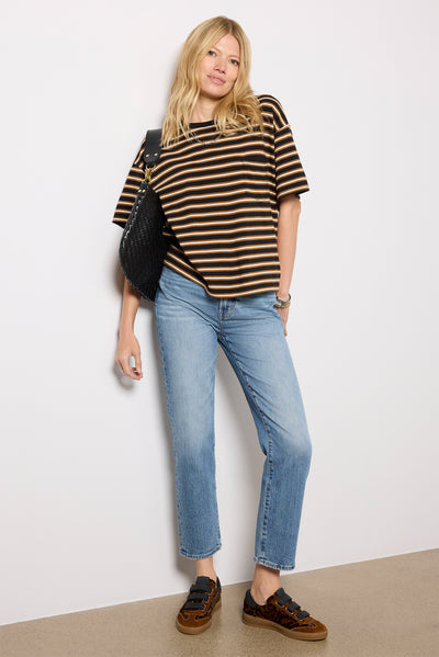 Bri High Rise Slim Straight - Charleston