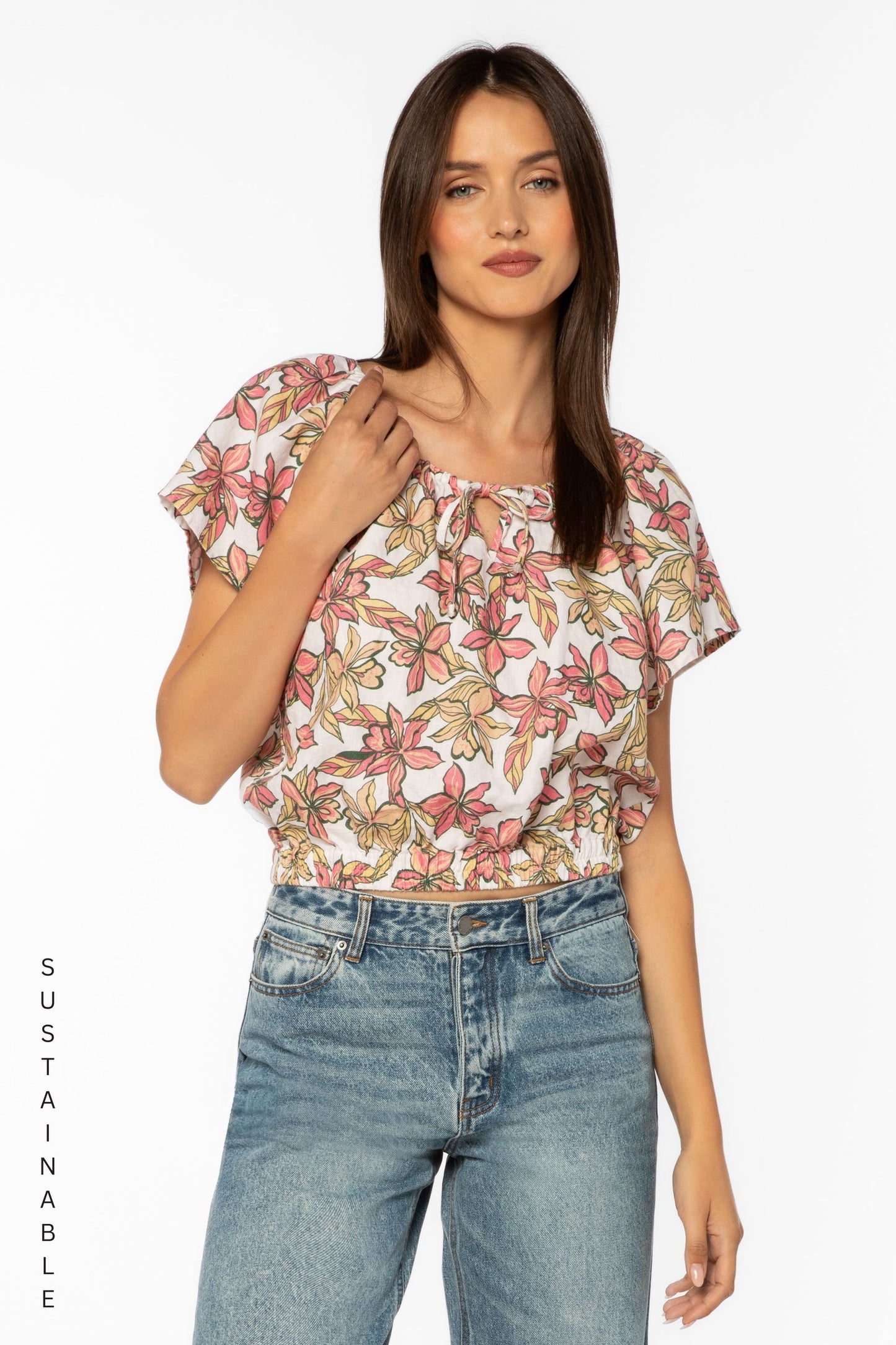 Kirra Hawaiian Floral Top