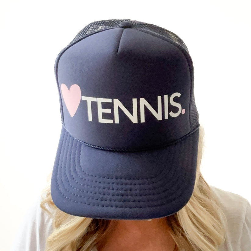 Heart TENNIS Trucker Hat