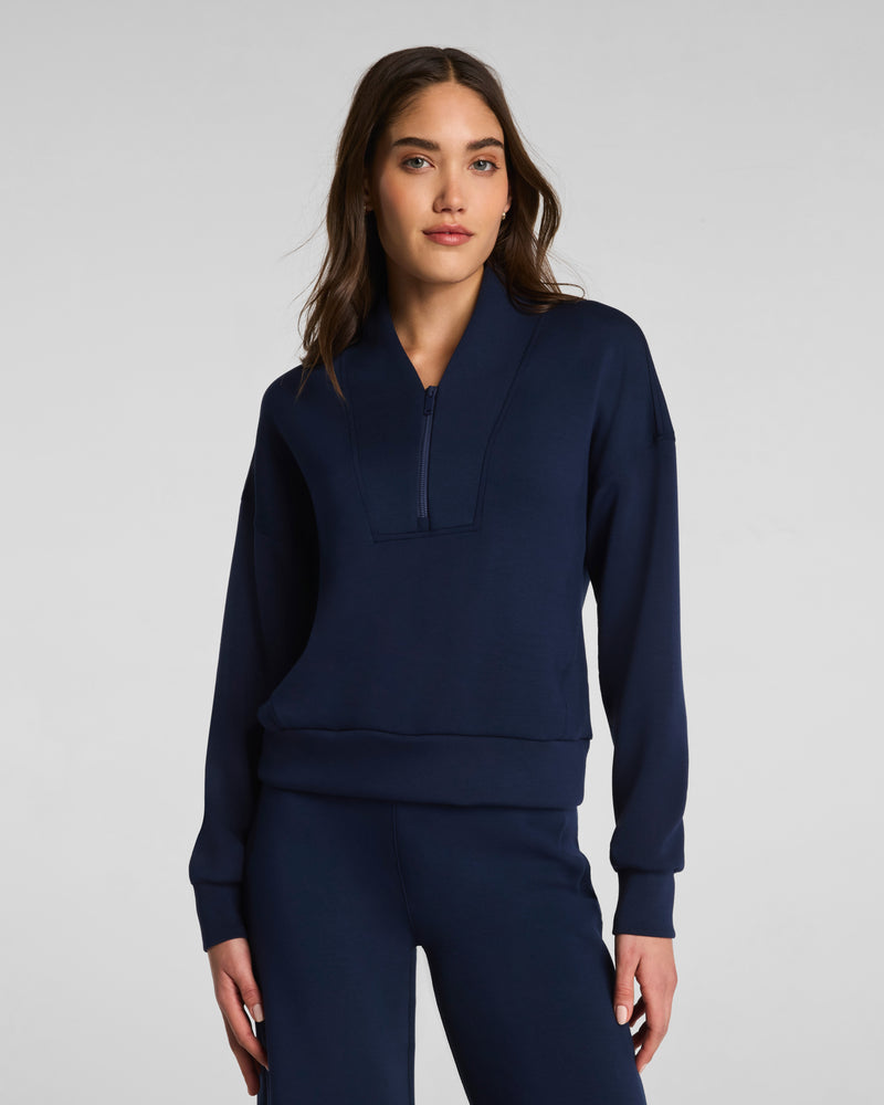 SPANX AirEssentials® Shawl Collar Half Zip - Timeless Navy