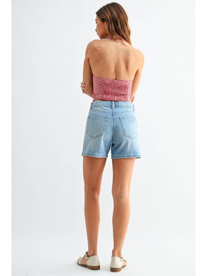 Lightweight Walking Short Regular Hem w/ Slit