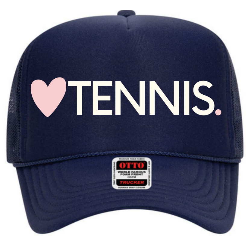 Heart TENNIS Trucker Hat