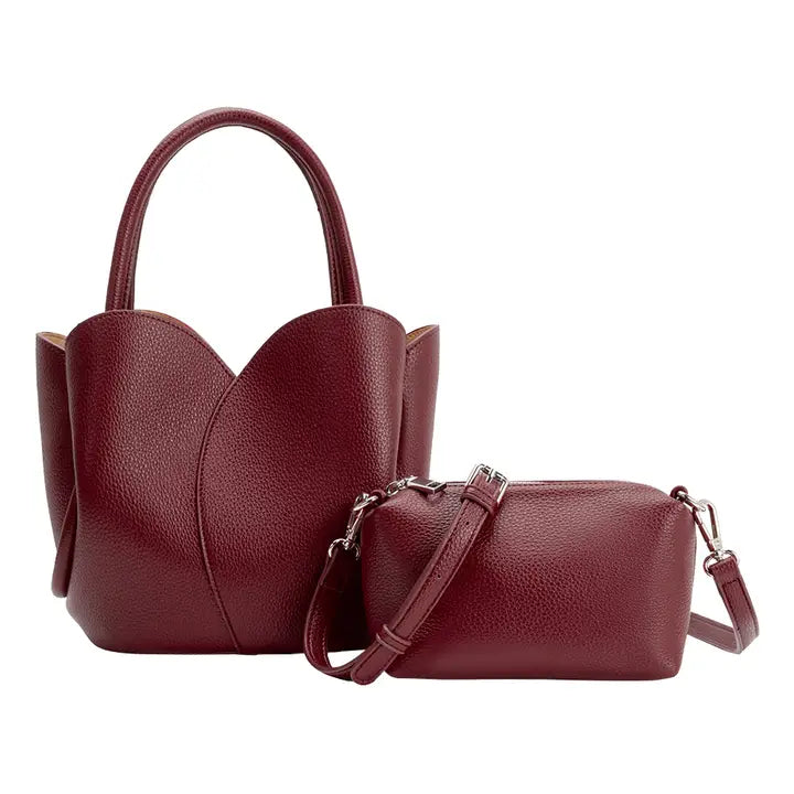 Tulip Recycled Vegan Top Handle Bag