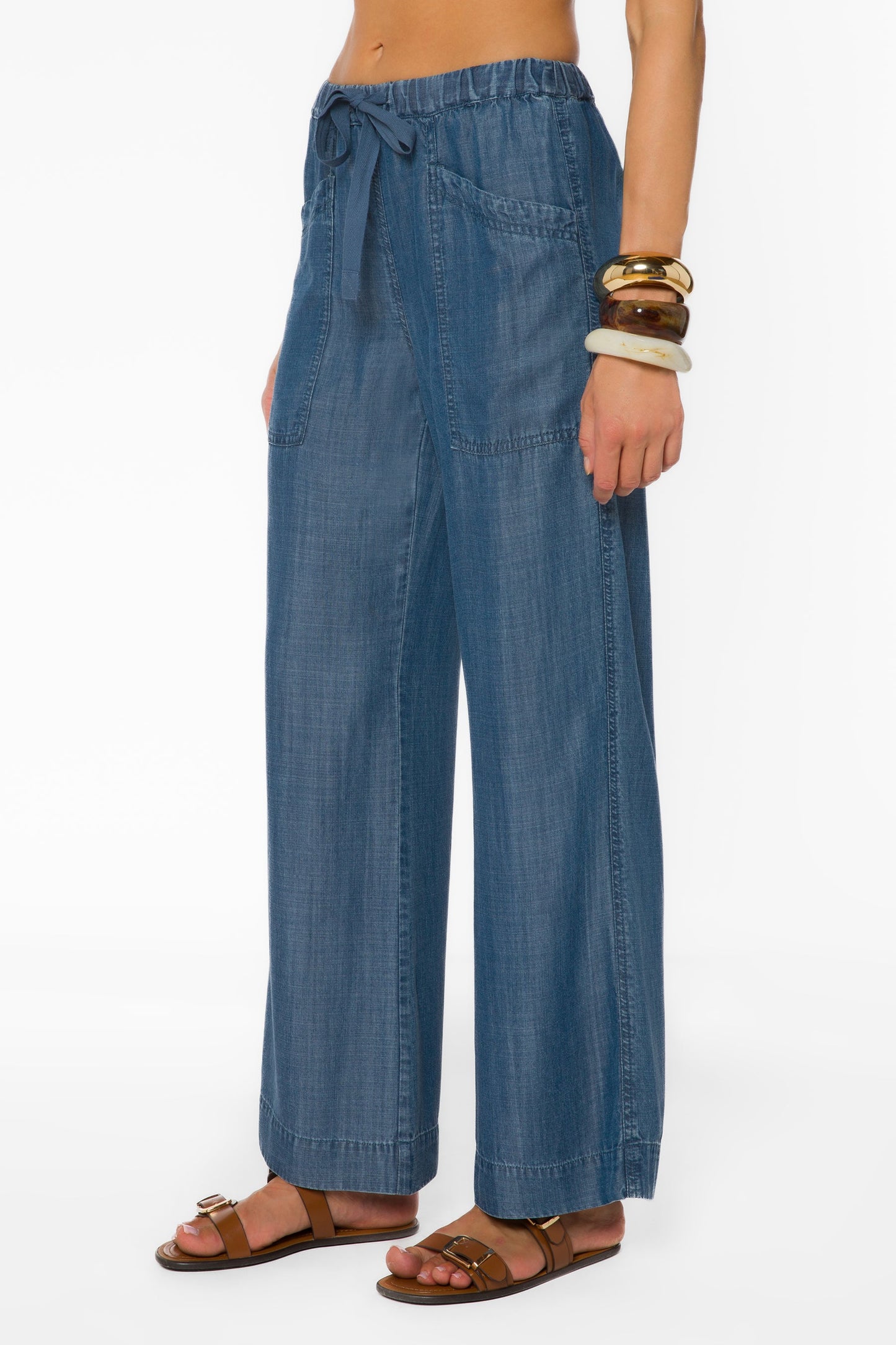 Aleah Pull On Wide Leg Pants