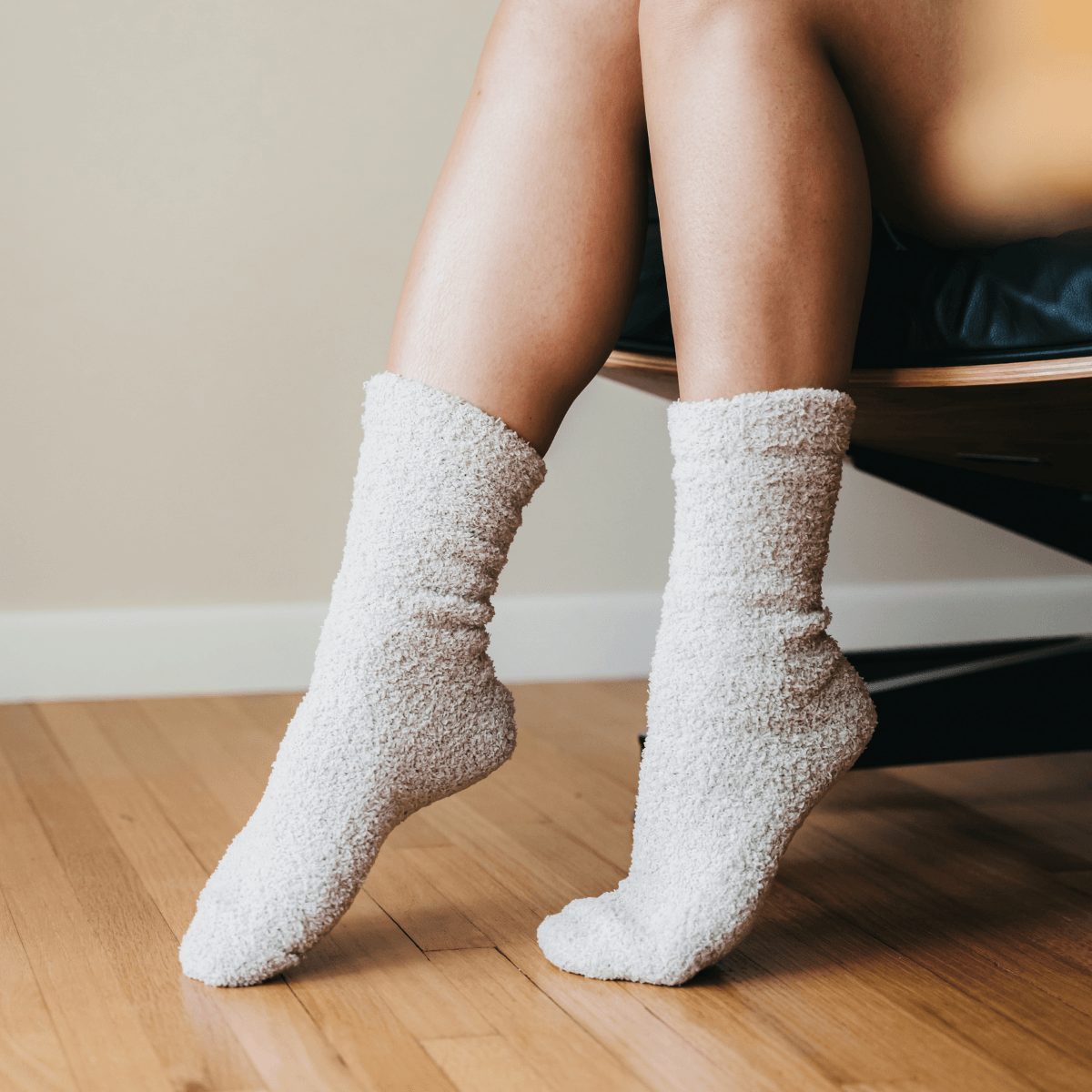 Cozy Cloud Socks - Ivory