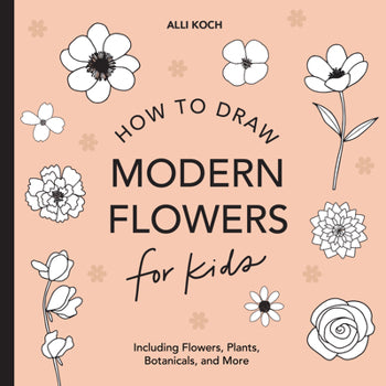 How To Draw Modern Flowers For Kids