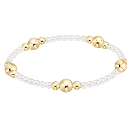 purpose gold 6mm pearl bracelet