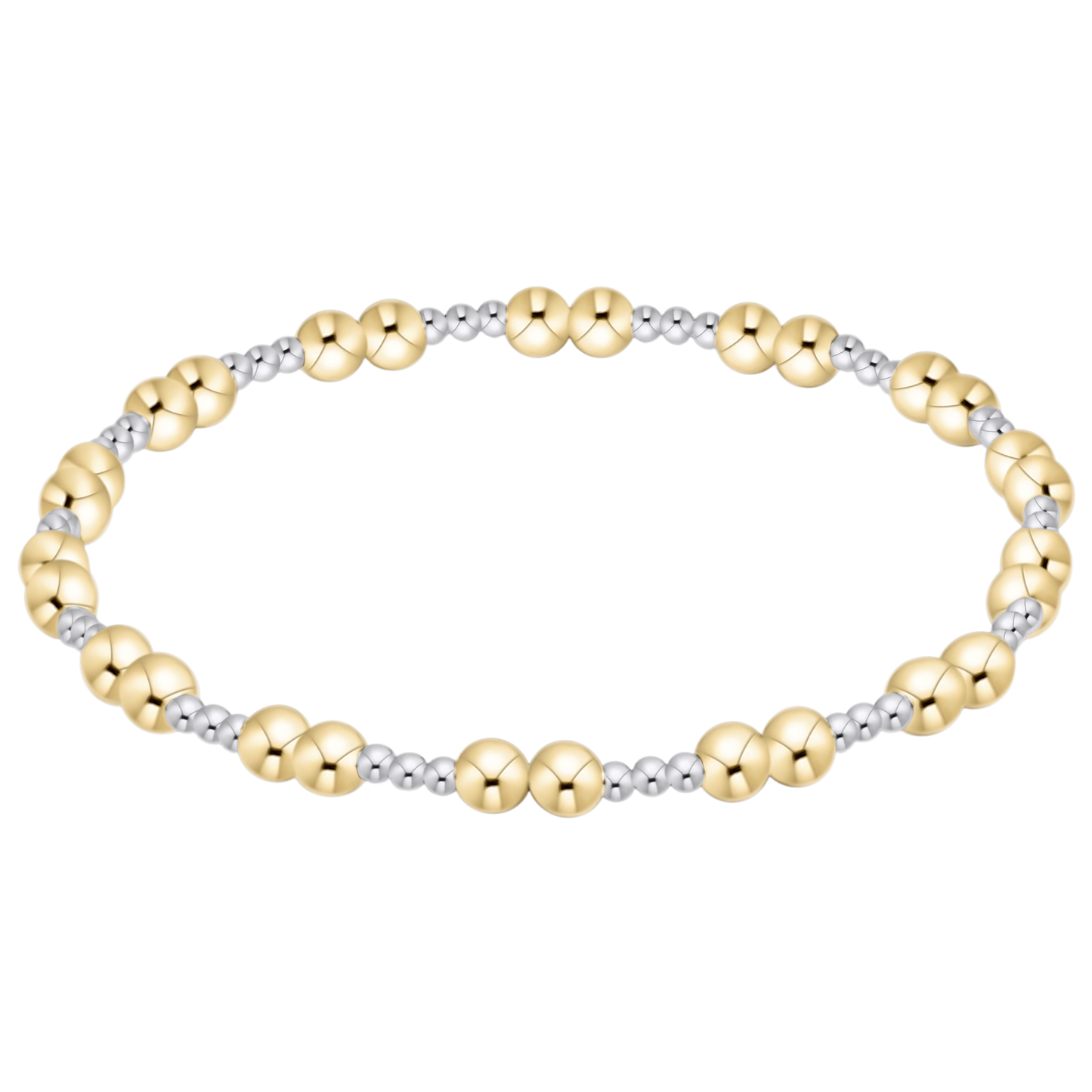 together mixed metal 4mm bracelet - extends