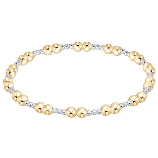 together mixed metal 4mm bracelet