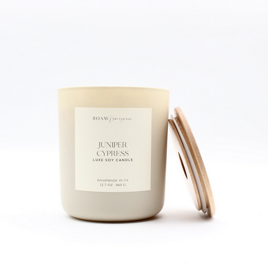 Juniper Cypress Luxury Soy Candle
