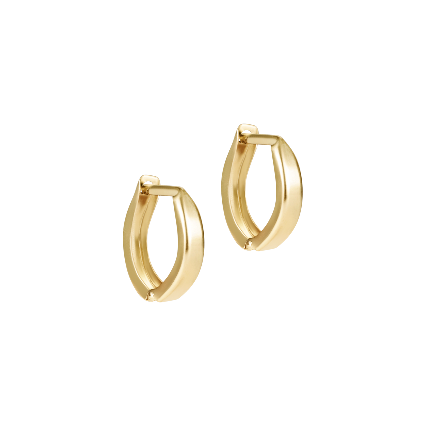 huggie gold 0.5" hoop