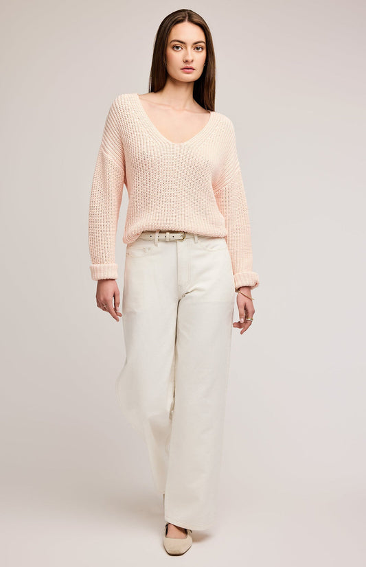 Spencer V-Neck Knit Sweater