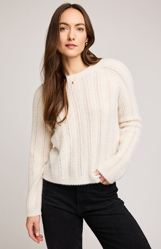 Cornelia Crewneck Cream Sweater