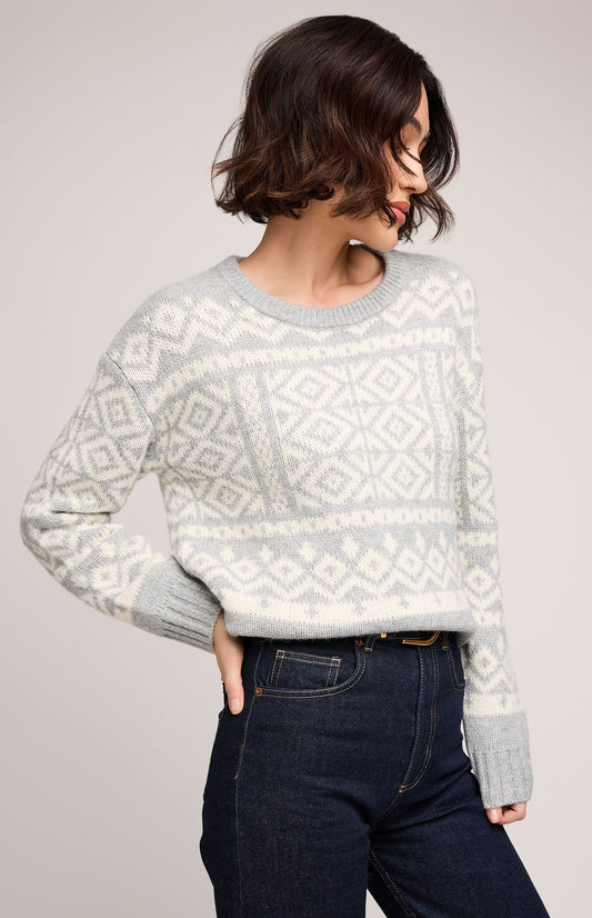 Cypress Pullover Sweater Heather Grey