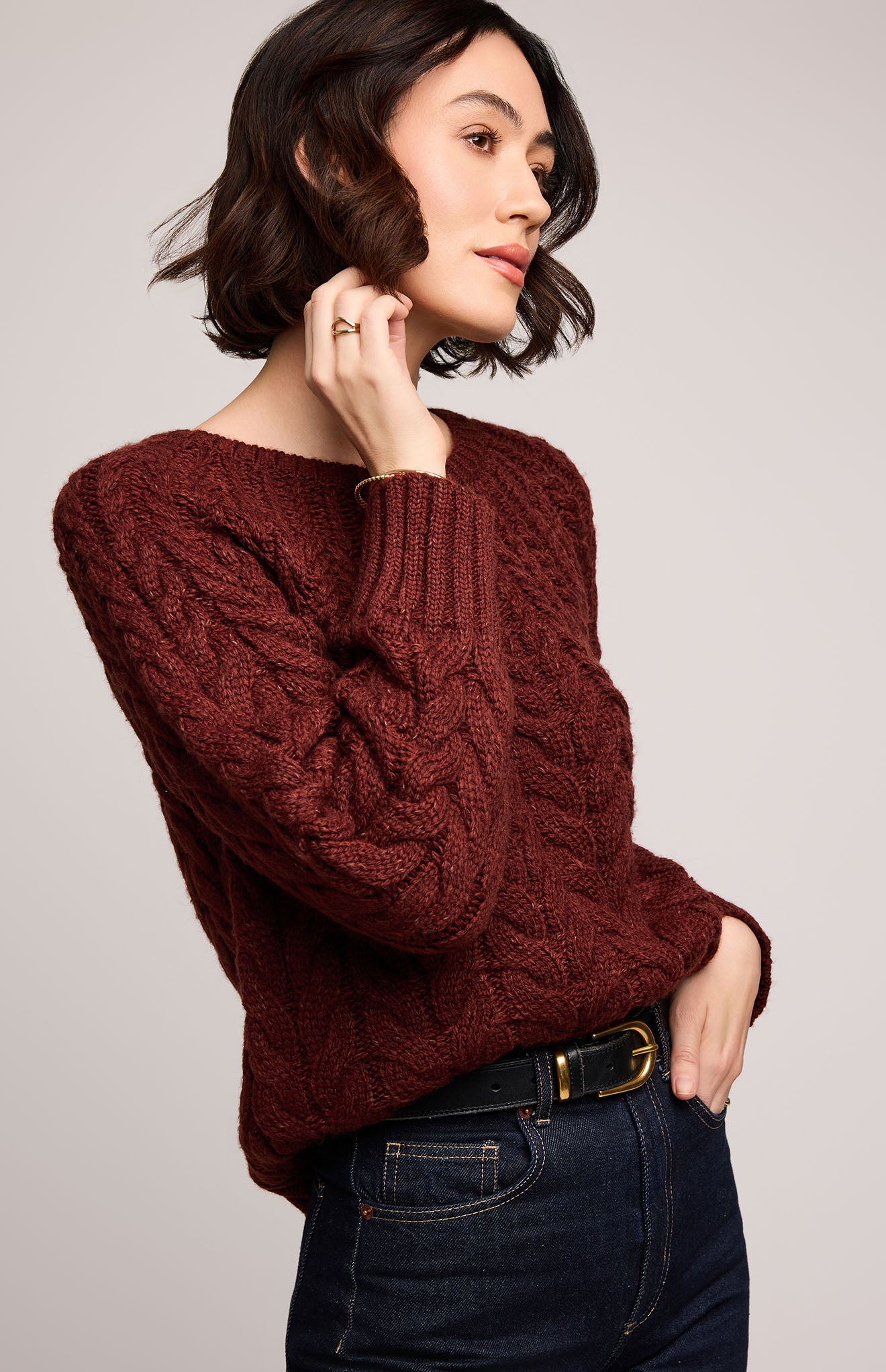 Lorenzo Sweater - Mahogany