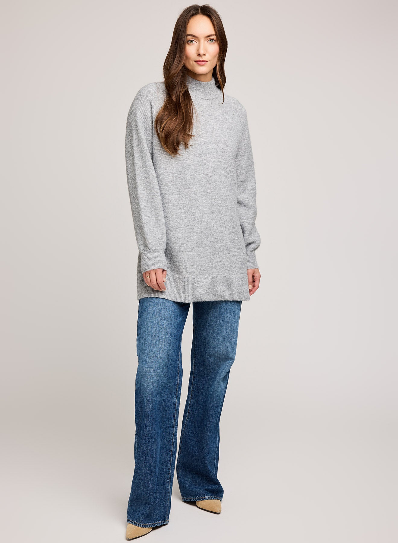 Lena Sweater - Heather Grey