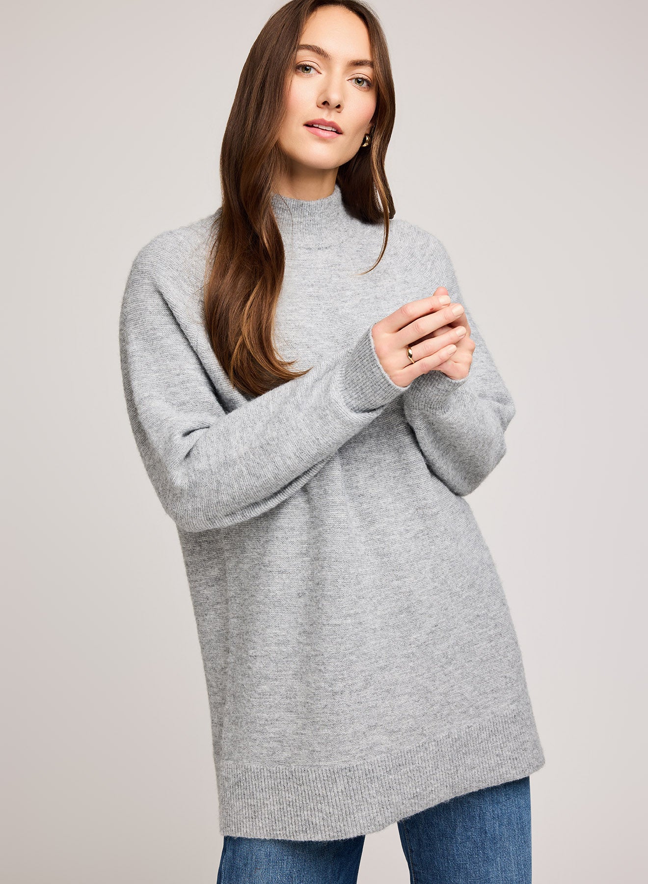 Lena Sweater - Heather Grey