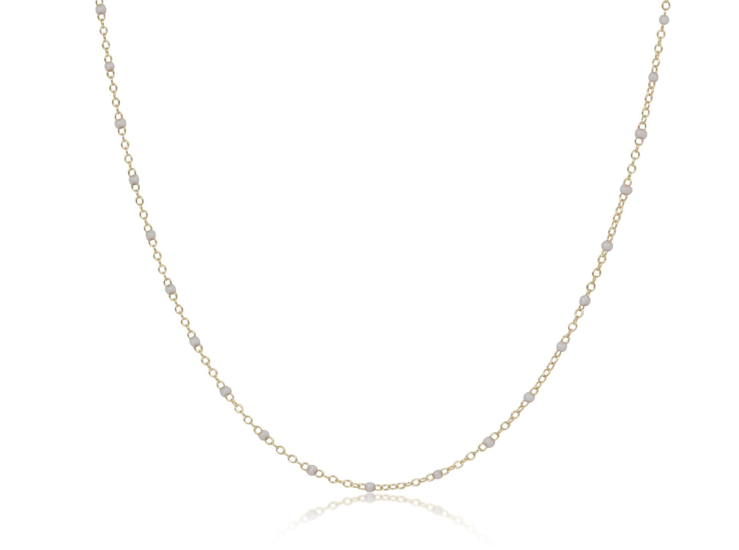 choker simplicity chain gold - 2mm pearl