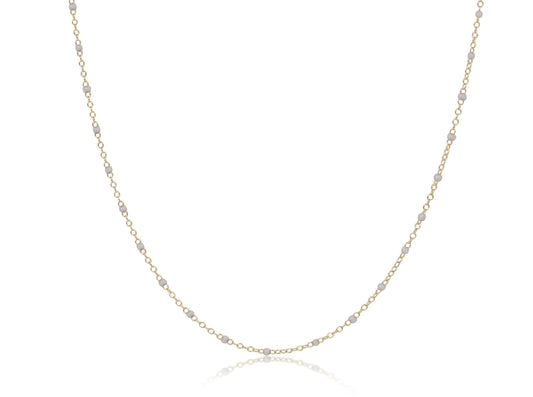choker simplicity chain gold - 2mm pearl