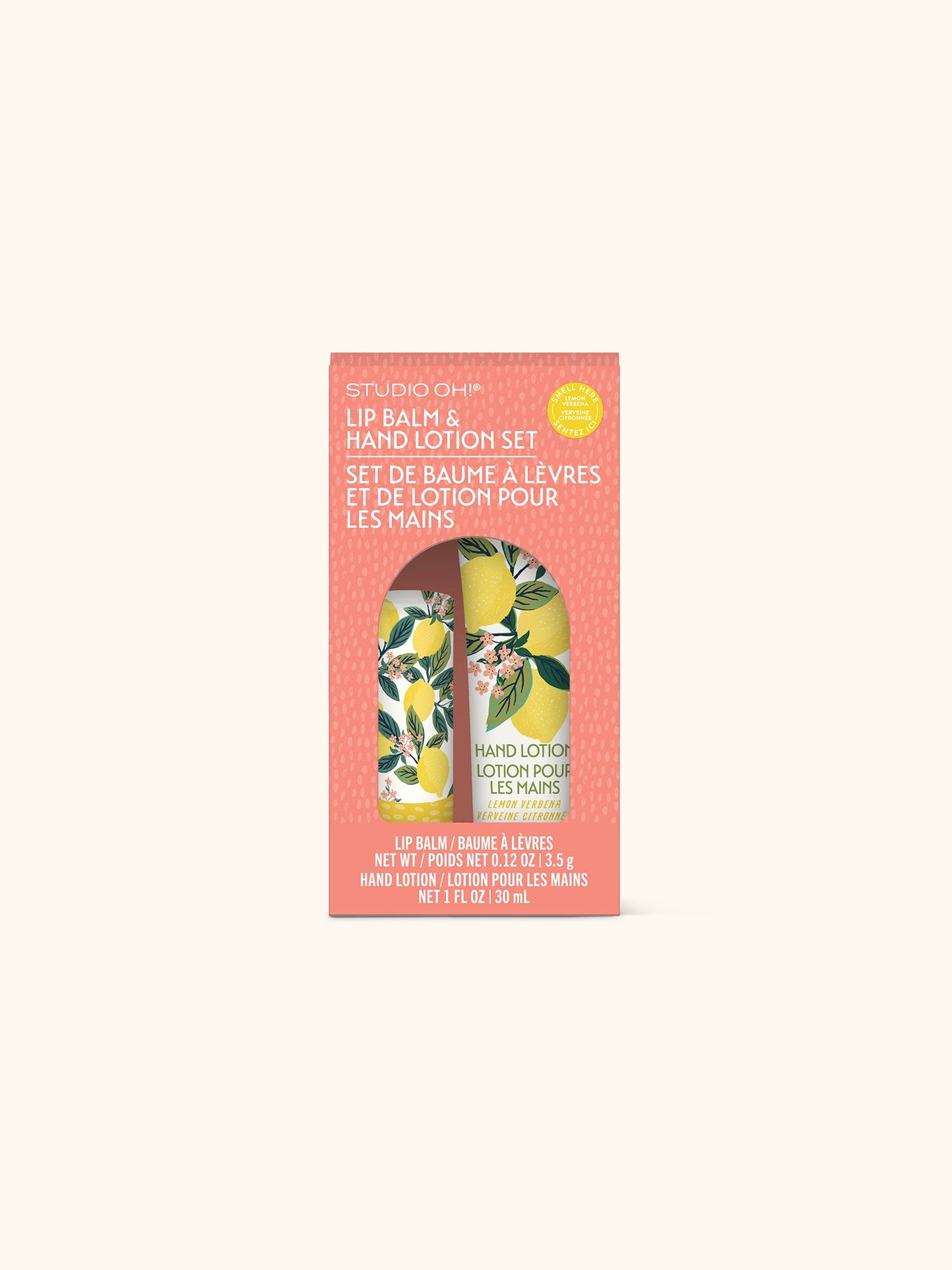 Lemon Tree Lip Balm & Hand Lotion Set