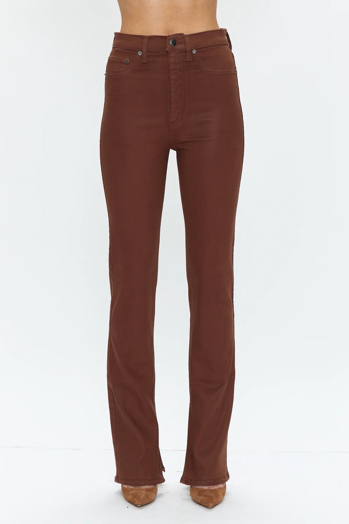Colleen Coated Saddle Pant