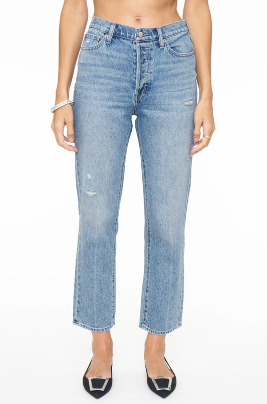 Pistola Jeans | Charlie High Rise Classic Straight Ankle - Bronx