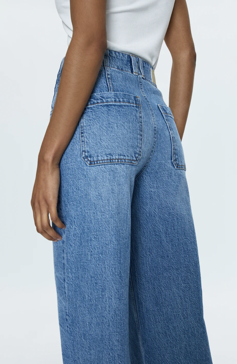 Lana High Rise Wide Leg Jeans