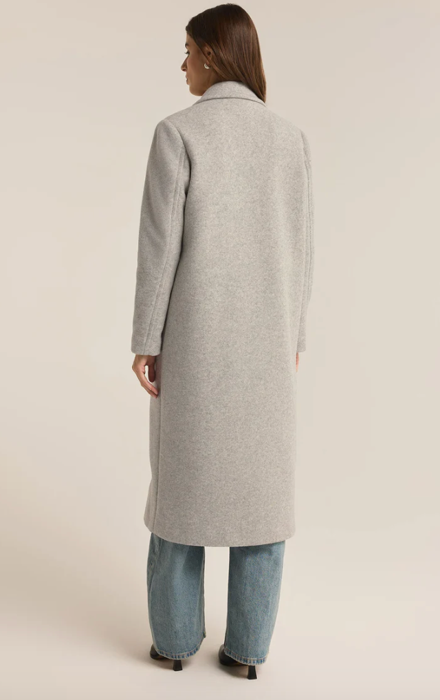 Conway Plush Coat Grey